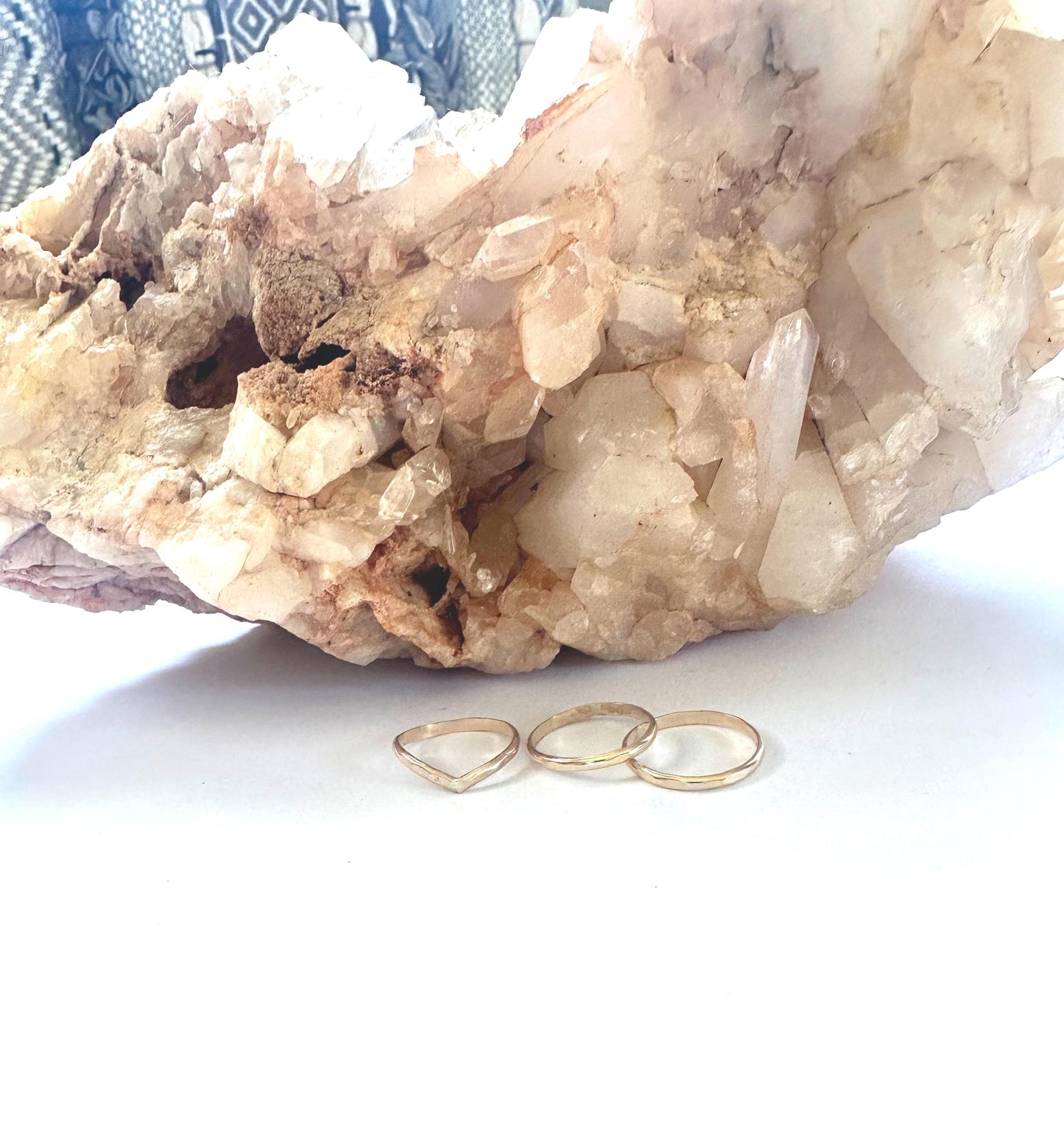 Midi rings ∙ Set of three Gold filled midi rings