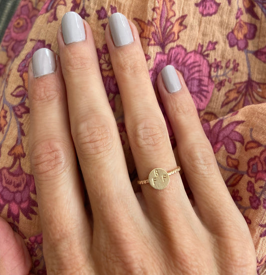 Gold ring, BFF ring, midi rings, best friend ring, 14k gold filled ring - best friends ring - also available in sterling silver