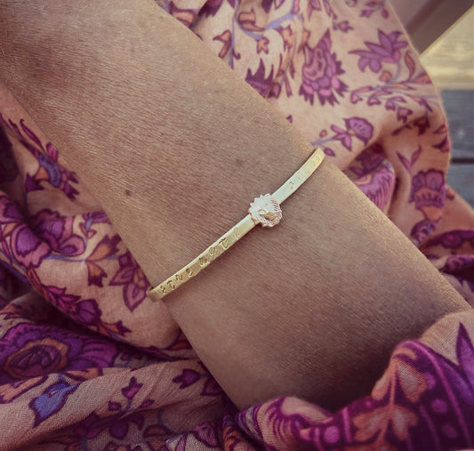 Brass Lion cuff
