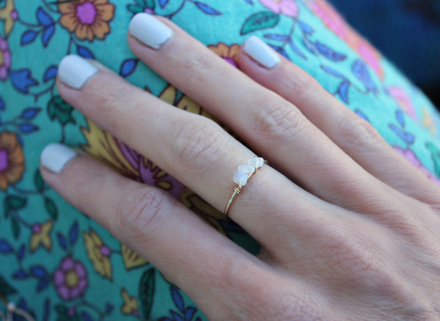 Gold ring, moonstone ring, personalized gifts - June birthstone ring - skinny gold ring, midi rings, 14k gold filled ring, gifts for Women