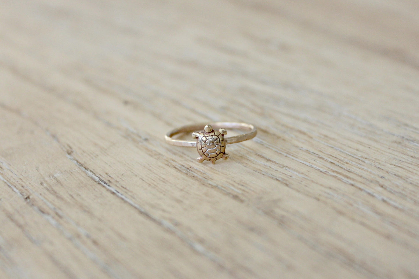 Gold stacking ring ∙ Turtle ring ∙ Gold filled ring ∙ Skinny gold ring, Tortoise ring, Gifts under 30