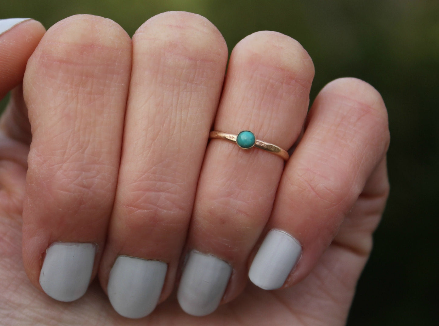 Midi rings, gold midi ring, knuckle ring, Gold filled Turquoise ring,- December birthstone, midi rings, mid finger ring, gold ring