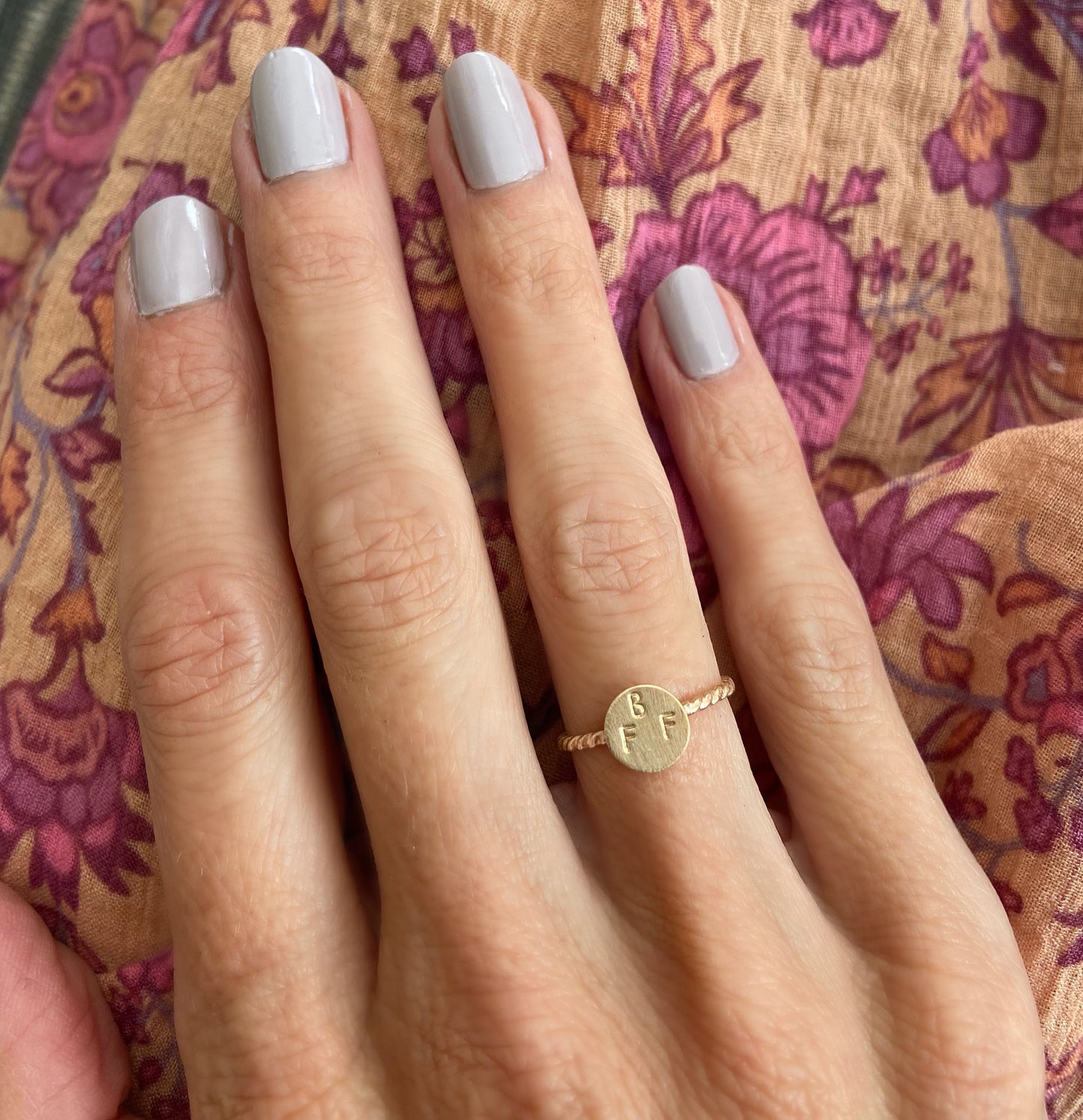Gold ring, BFF ring, midi rings, best friend ring, 14k gold filled ring - best friends ring  - also available in sterling silver