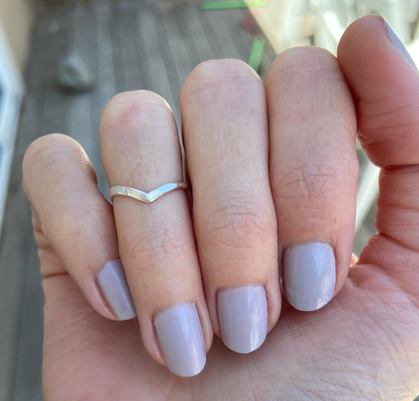 Midi rings, Sterling silver knuckle ring, chevron stacking ring - midi ring, silver ring