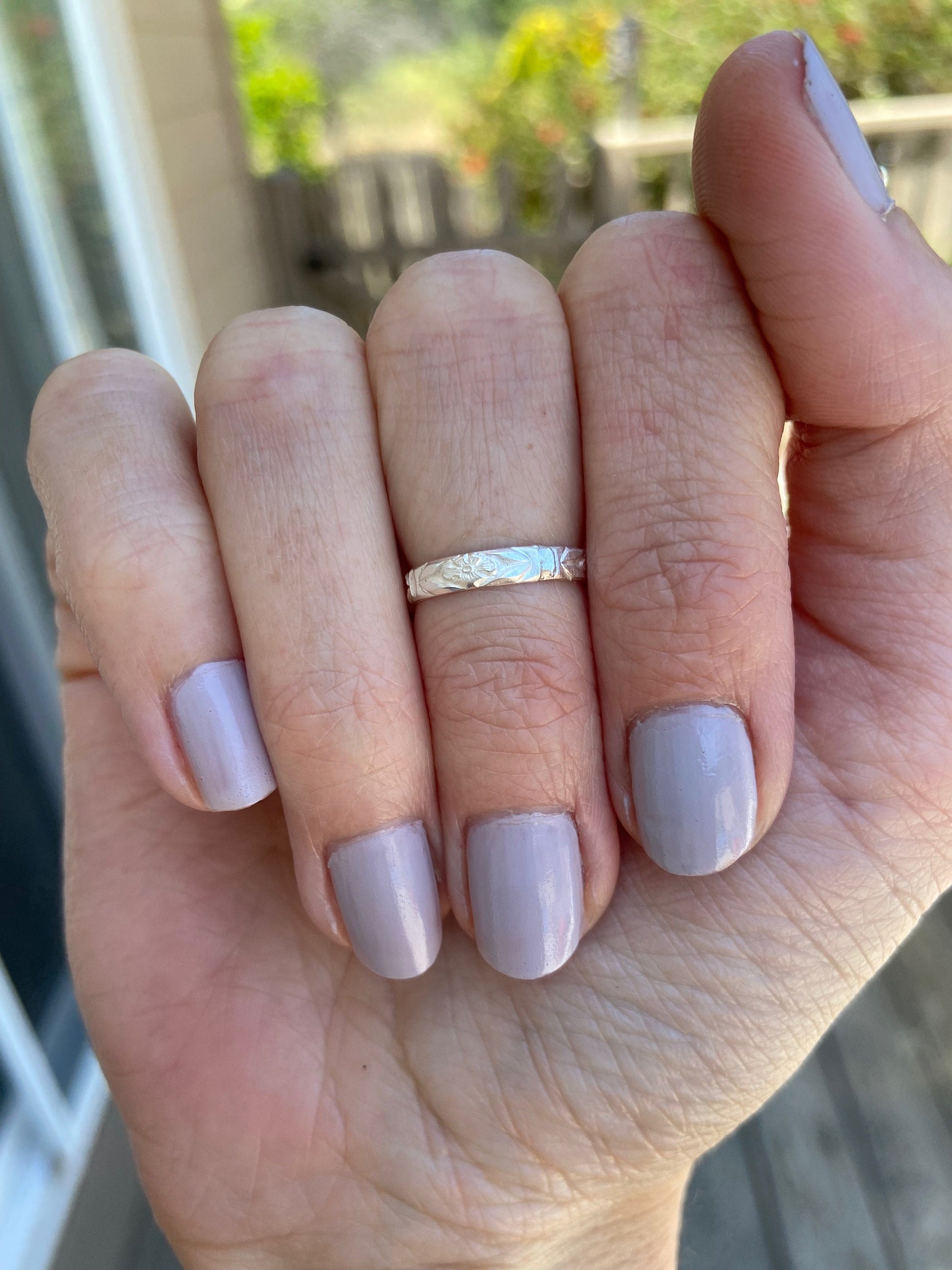 Midi rings ∙ Sterling silver knuckle ring ∙ Pattered stacking ring ∙ Midi ring ∙ Silver ring