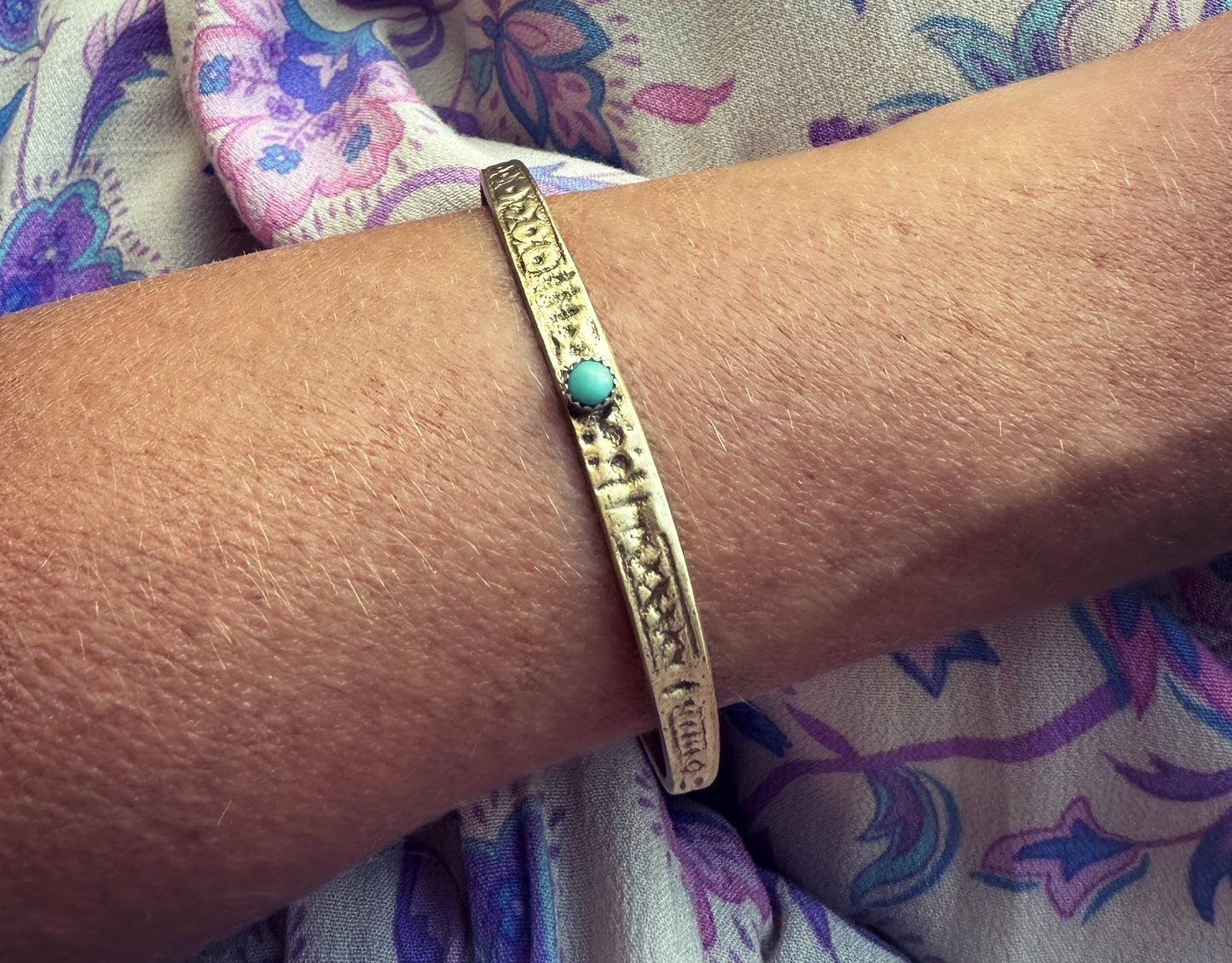 Turquoise and brass cuff bracelet, turquoise bracelet, brass bracelet, boho brass cuff, for her