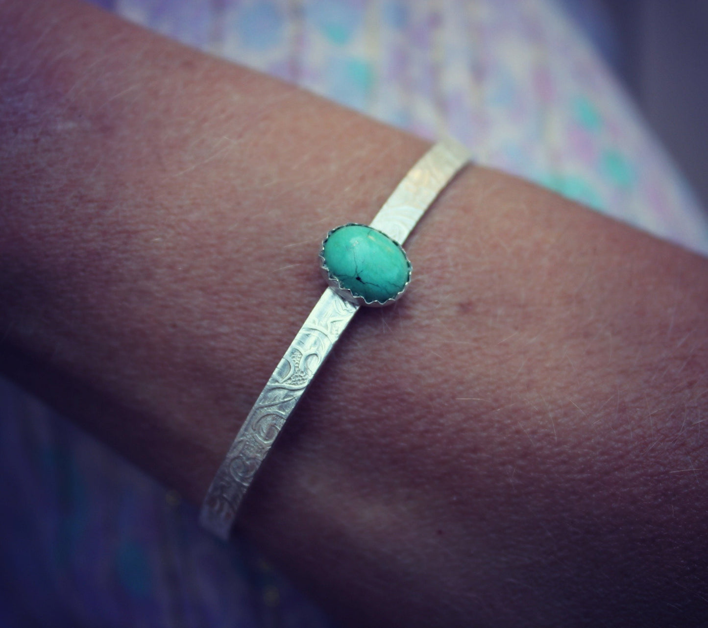 Sterling silver cuff