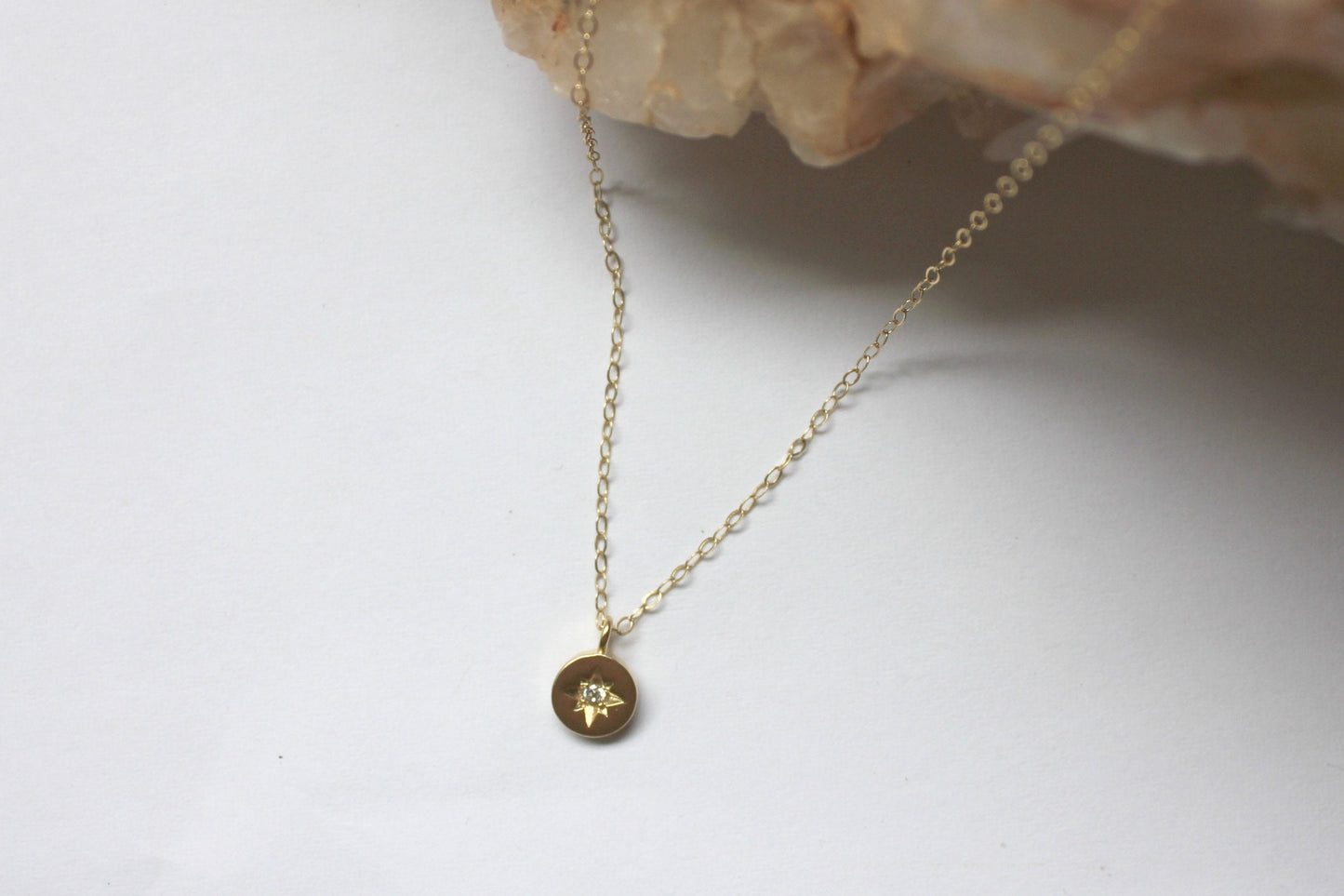 North star charm necklace