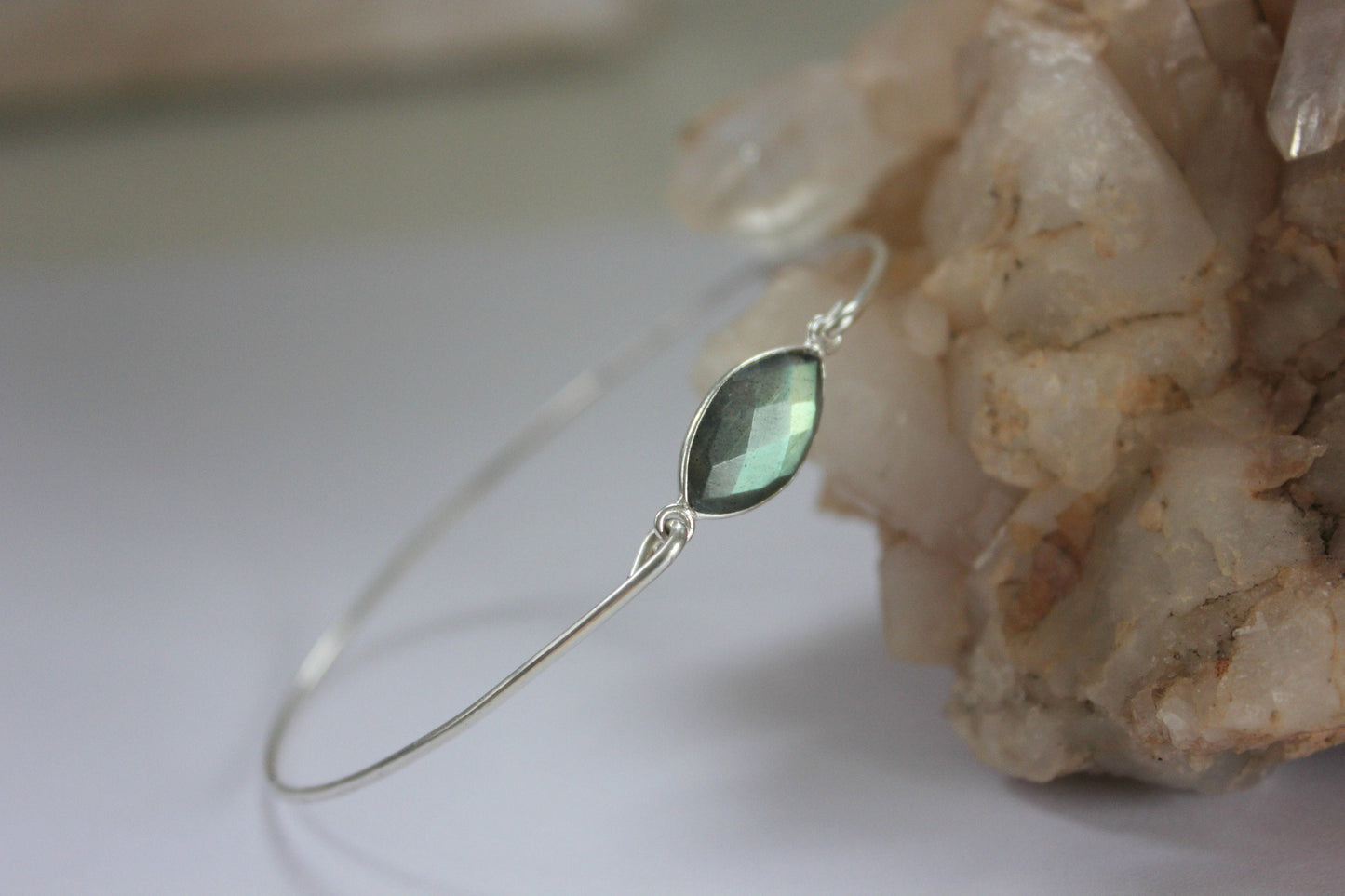 Sterling silver Labradorite bracelet