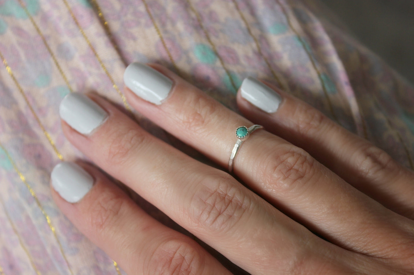 Sterling silver moonstone knuckle ring - June birthstone ring,  stacking ring - midi ring, silver ring
