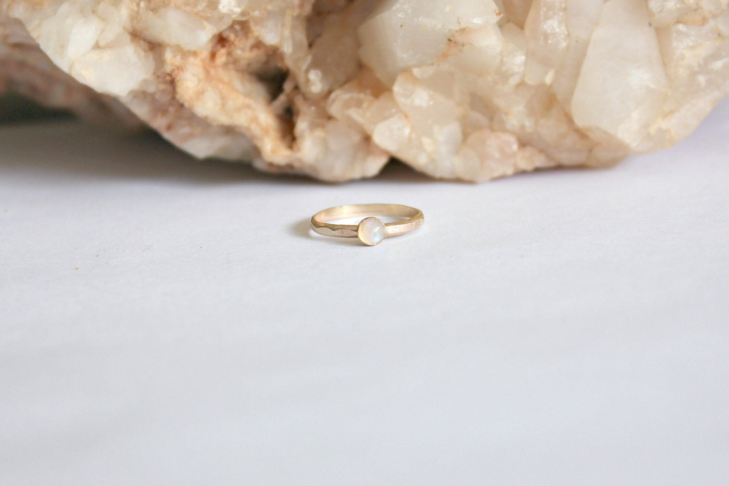 Gold filled Moonstone ring