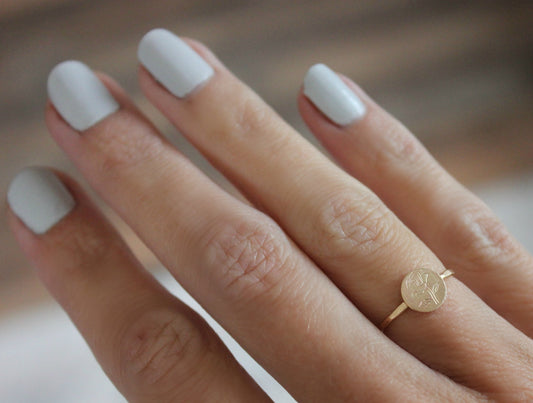 Gold filled Rose ring
