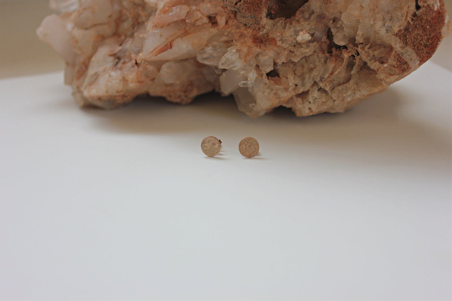 14k Gold filled full Moon phase earrings