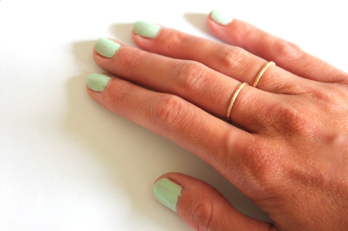 Gold filled stacking ring