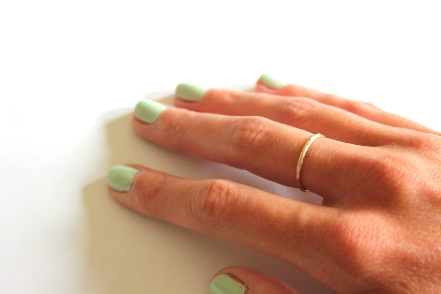 Gold filled stacking ring