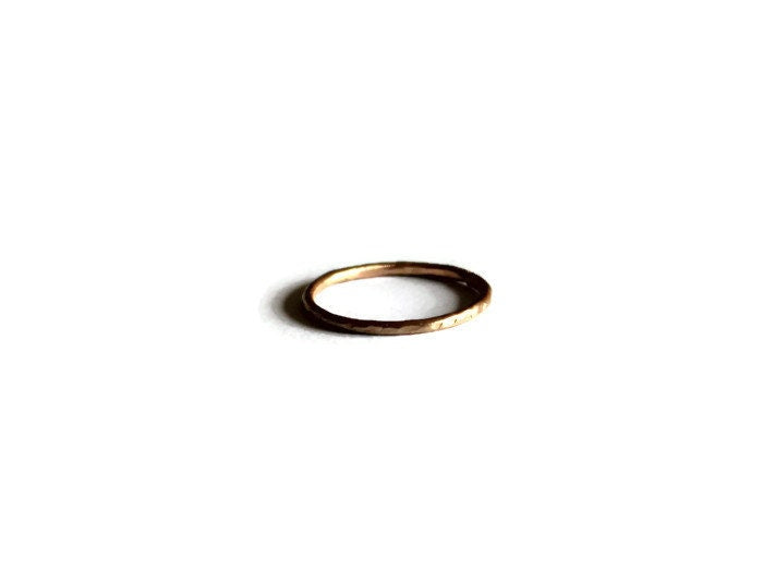 Gold filled stacking ring