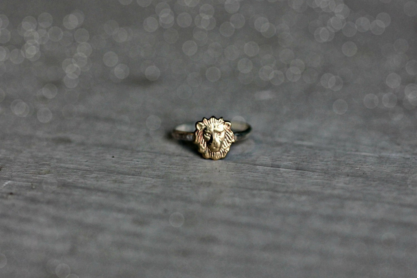 Sterling silver knuckle ring, lion stacking ring - midi ring, hammered, textured knuckle ring, silver ring