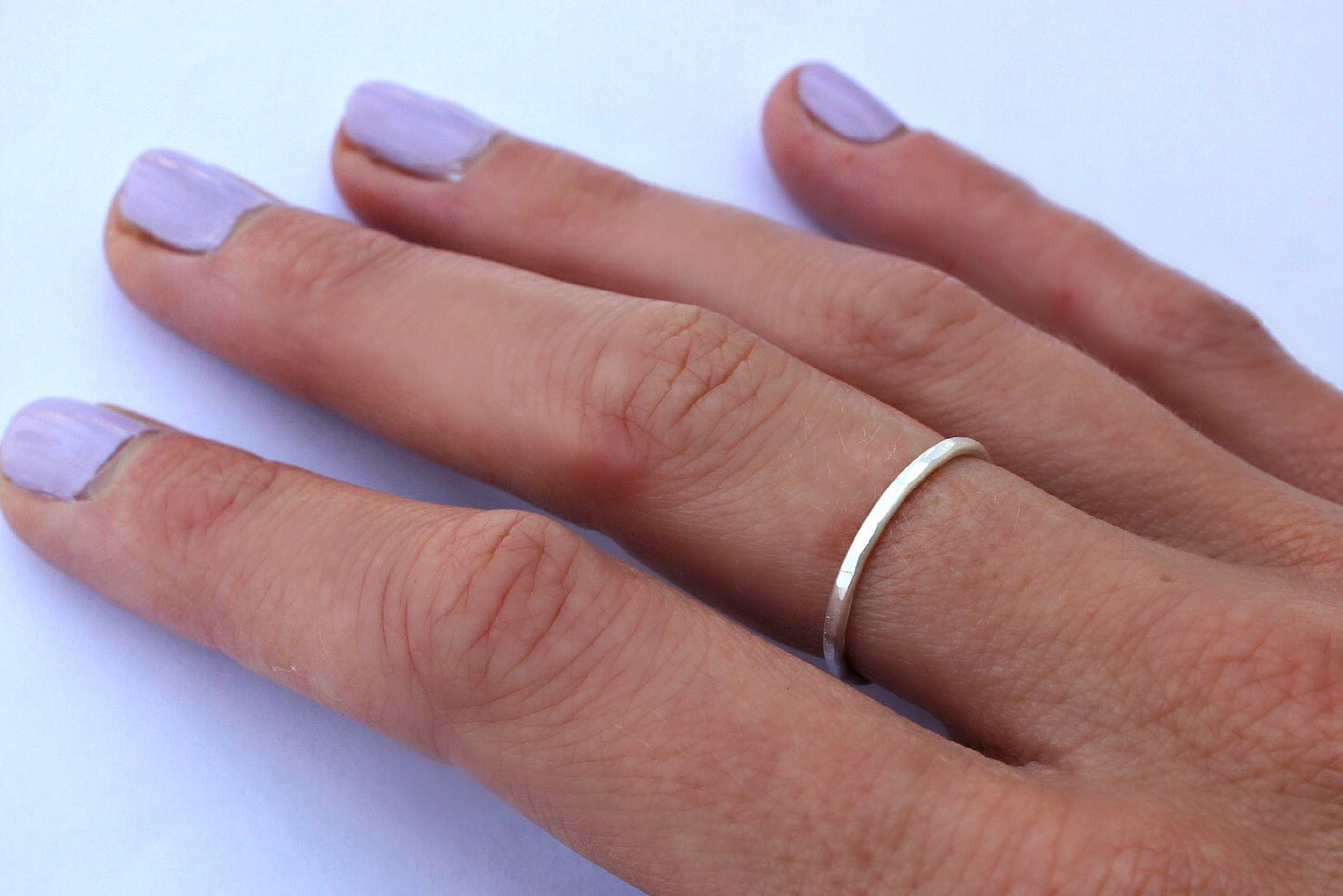 Silver ring, stacking rings, sterling silver stackable ring, sterling midi ring - stack ring