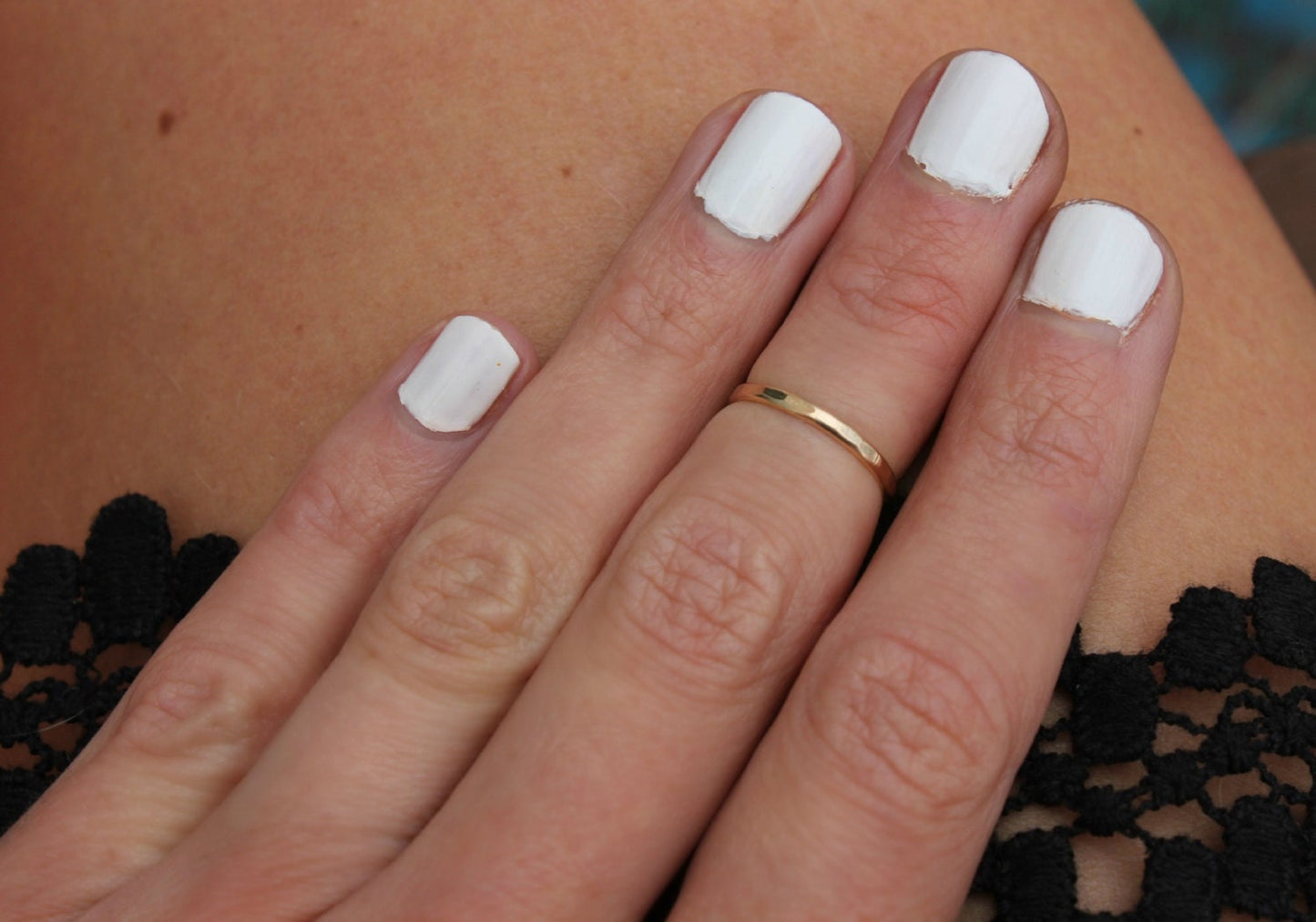 Gold filled midi ring
