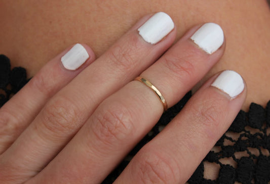 Gold filled midi ring